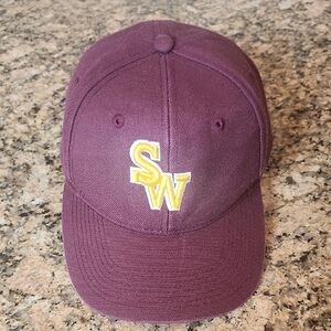 OTTO Maroon‎ and Yellow Embroidered Hat